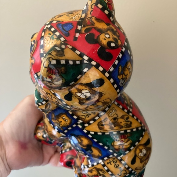 Cat Kitty Figurine Statue Decoupage
Patchwork Dog Kitten
Handmade RARE Vintage - Picture 5 of 6